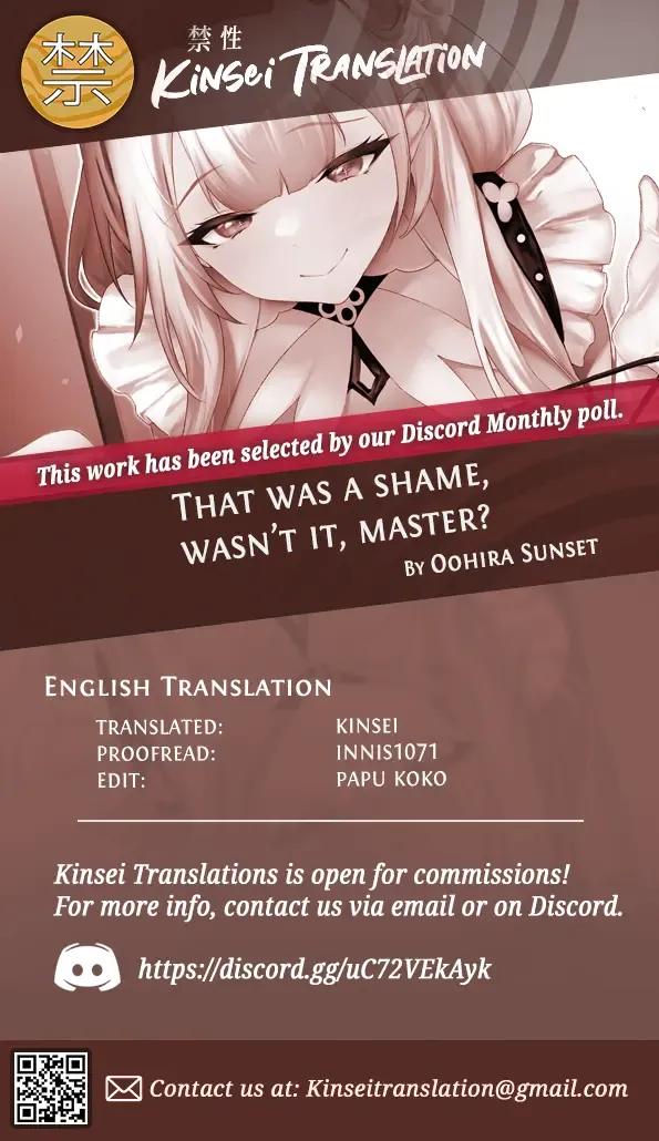 [Oohira Sunset] Zannen deshita ne Goshujin-sama | That Was a Shame, Wasn't It, Master? Fhentai - Page 27