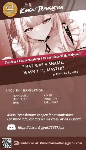 [Oohira Sunset] Zannen deshita ne Goshujin-sama | That Was a Shame, Wasn't It, Master? Fhentai.net - Page 27