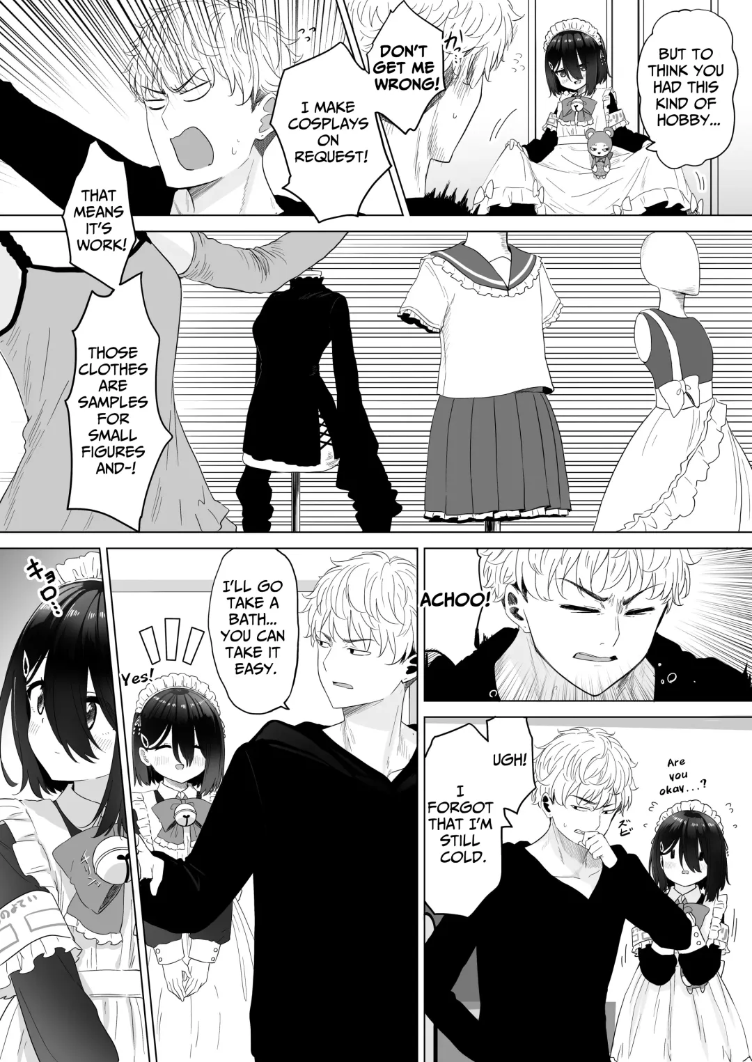 [Abe Kanari] Tonari no Narikiri Cosplay Shoujo ~Zubunure no JC ni Maid Fuku o Kisetara Seiteki Gohoushi o Uketa Hanashi~ | My Roleplaying Cosplayer Neighbor ~Being Serviced After Dressing Her Up In A Maid Costume Fhentai - Page 18