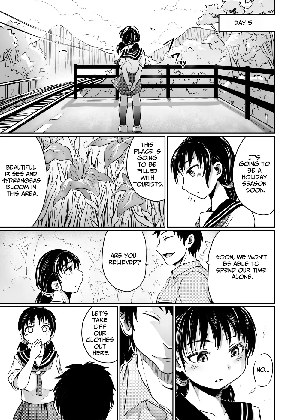 [Kujira Sanbiki] Hanashoubu no Eki | The Station of Iris Ensata Fhentai.net - Page 29