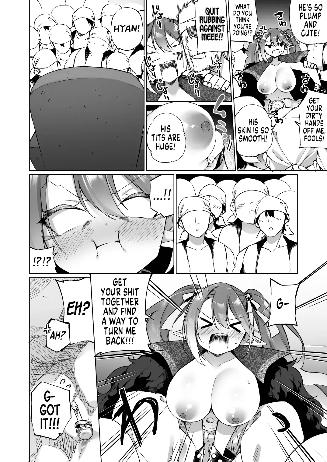 [Kanmuri] Mesugaki Elf ni Natta Don Elf-ka no Kusuri part 3 | A Bandit Chief Who Turned Into a Bratty Elf Girl Elvification Drug part 3 Fhentai - Page 14