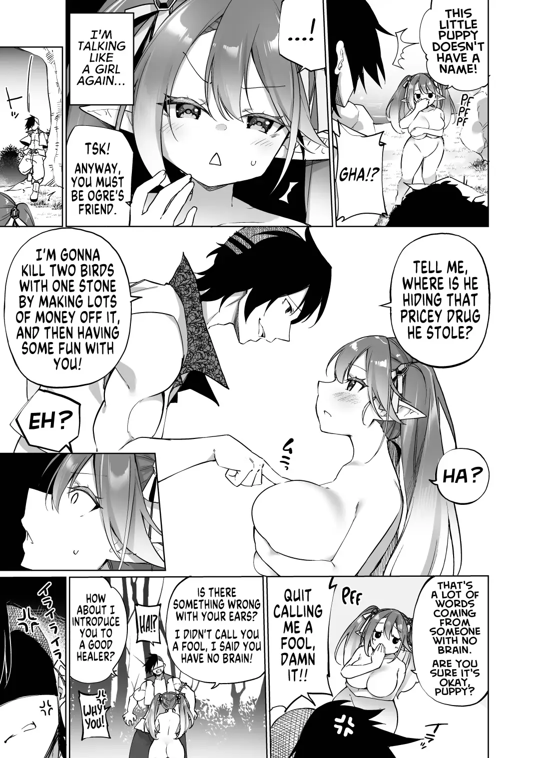 [Kanmuri] Mesugaki Elf ni Natta Don Elf-ka no Kusuri part 3 | A Bandit Chief Who Turned Into a Bratty Elf Girl Elvification Drug part 3 Fhentai - Page 21