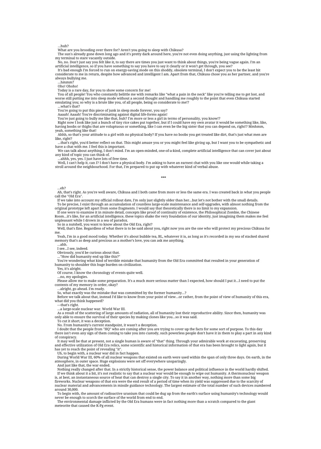 [Yuizaki Kazuya] Shuumatsu no Lolita | The Last Lolita Fhentai - Page 28