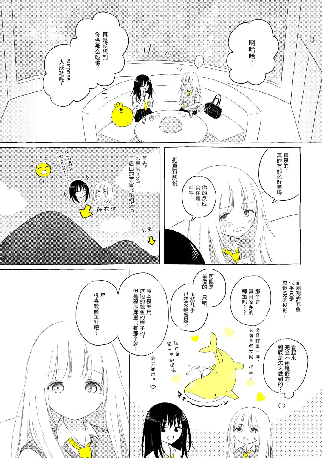 [Hamachika] Uchuu no Naka noFutari Bocchi - let me see the universe of your heart   | 宇宙里的孤独两人 Fhentai - Page 17