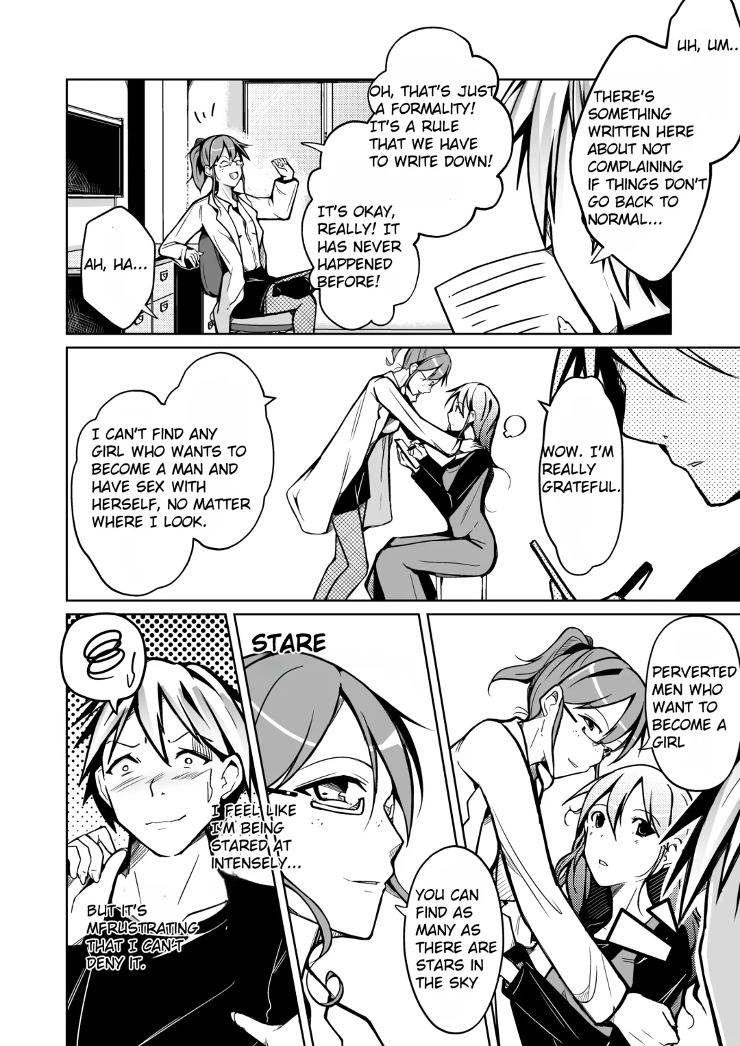 [Iwashita] Isei no Shintai no Toriko ni Natta, Boku to Watashi | Him and Her Captivated by the body of the opposite sex Fhentai - Page 4