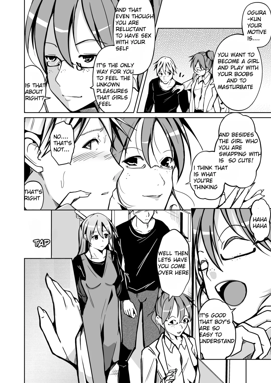 [Iwashita] Isei no Shintai no Toriko ni Natta, Boku to Watashi | Him and Her Captivated by the body of the opposite sex Fhentai - Page 6