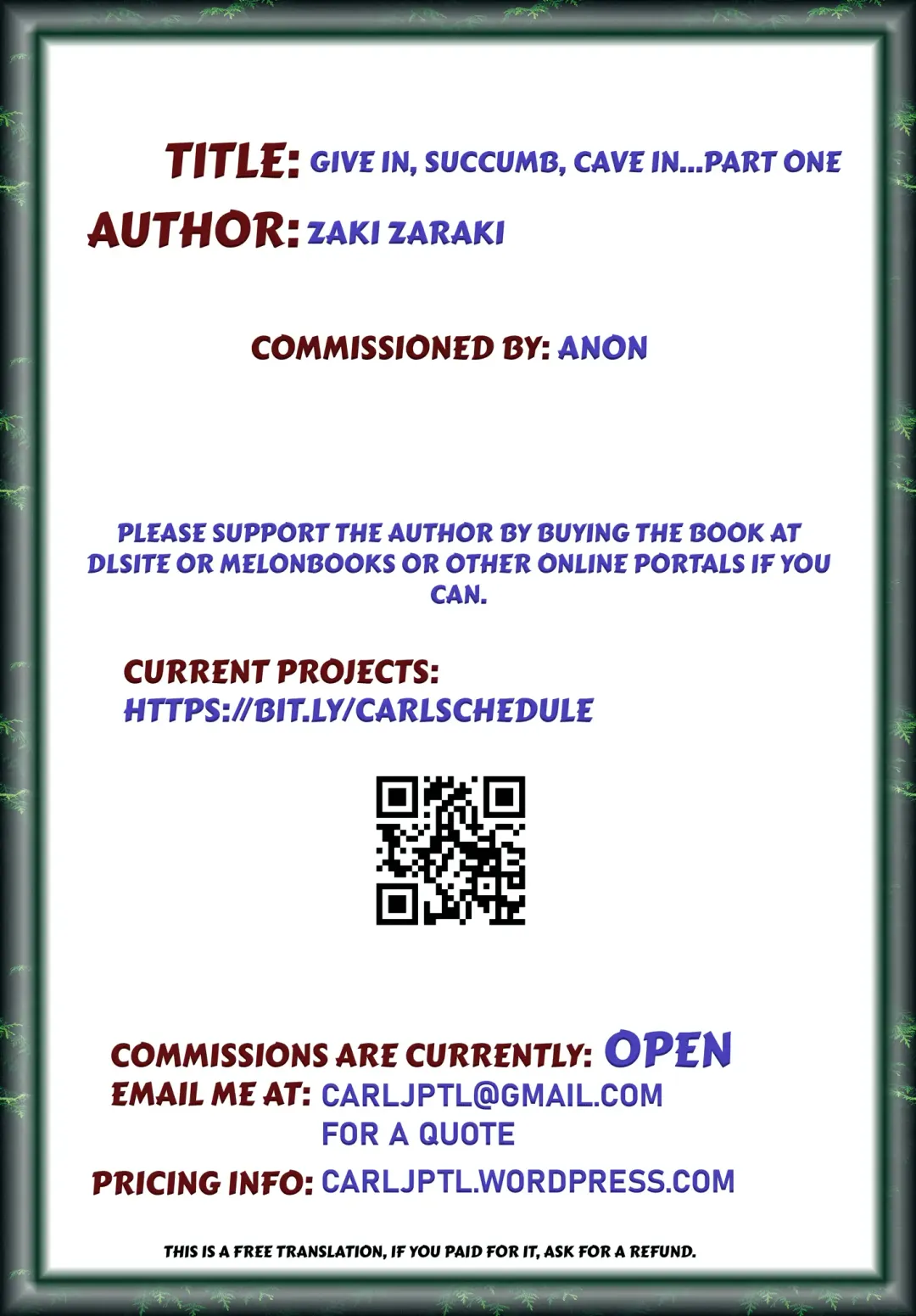 [Zaki Zaraki] Give in, Succumb, Cave in Part 1 Fhentai - Page 25