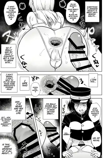 [Tokiwa Yutaka] Tekisei 0 no Futanari Joou-sama -Oni Shigoki! Jigoku no Gyaku Anal Kenshuu- Fhentai - Page 9