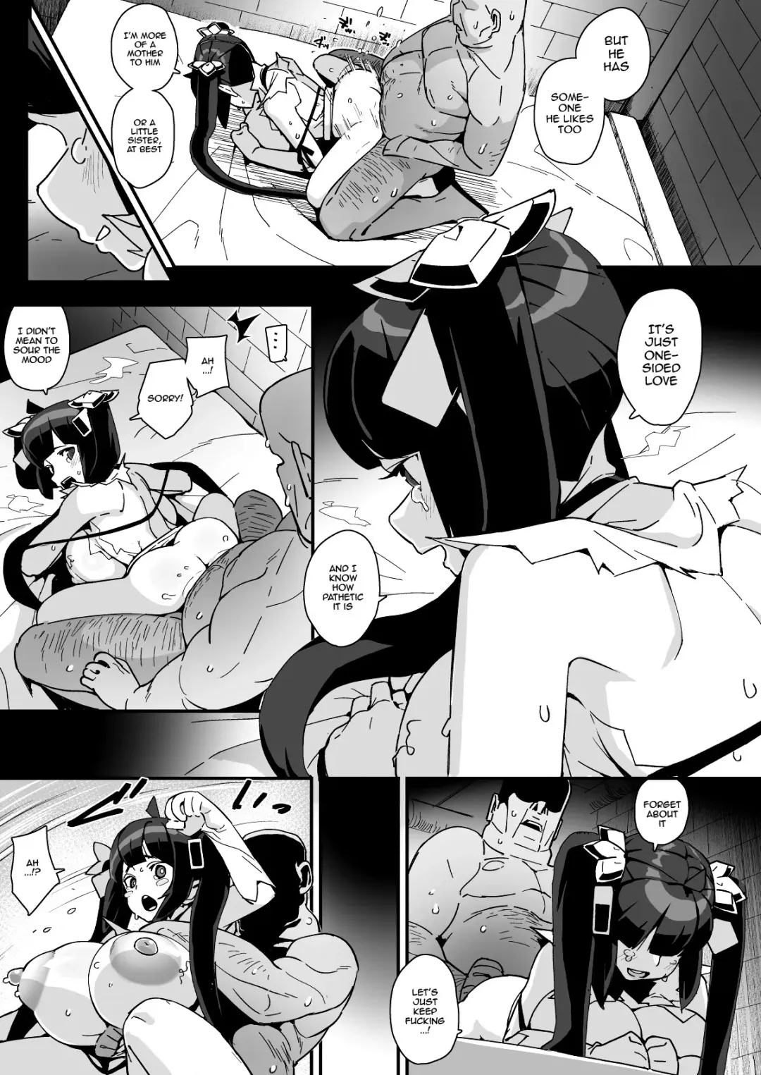 [Chirumakuro] Himogami-sama to Hitobanchuu taiekikoukan | Spending The Whole Night Exchanging Bodily Fluids With The String Goddess Fhentai - Page 68