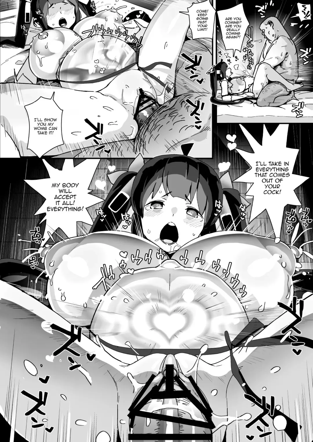[Chirumakuro] Himogami-sama to Hitobanchuu taiekikoukan | Spending The Whole Night Exchanging Bodily Fluids With The String Goddess Fhentai - Page 83