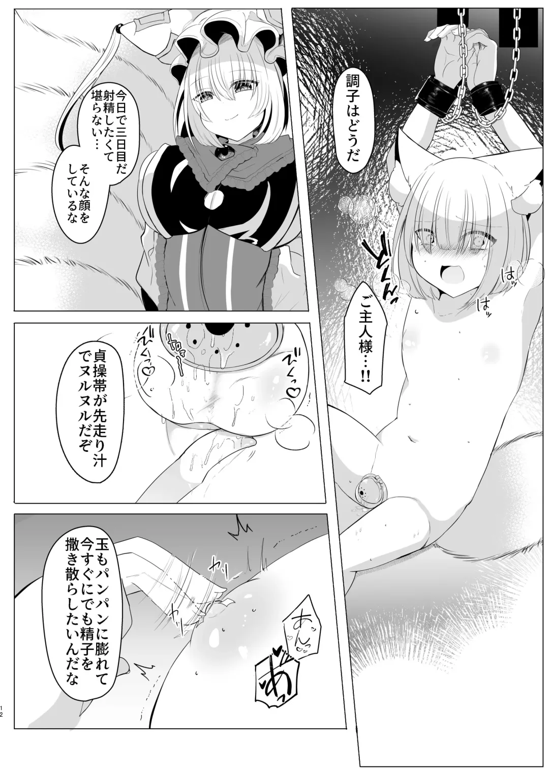 [Miyase Nukko] 八雲藍による性奴○射精管理調教 子狐編 Fhentai.net - Page 11