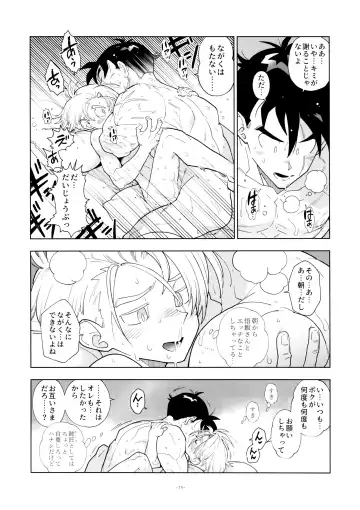 [Fujimoto Hideaki] Satoshi meshi-san wa boku to etchinakoto o shita tsugi no hi wa neoki ga yokunai Fhentai.net - Page 15