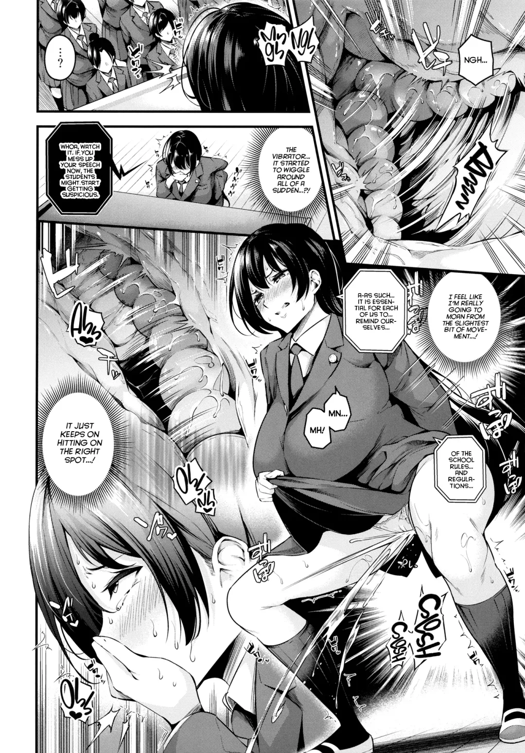 [Nasipasuta] Shiramine Gakuen no Mesubuta Kaichou | Sow President of the Shiramine Academy Fhentai - Page 18