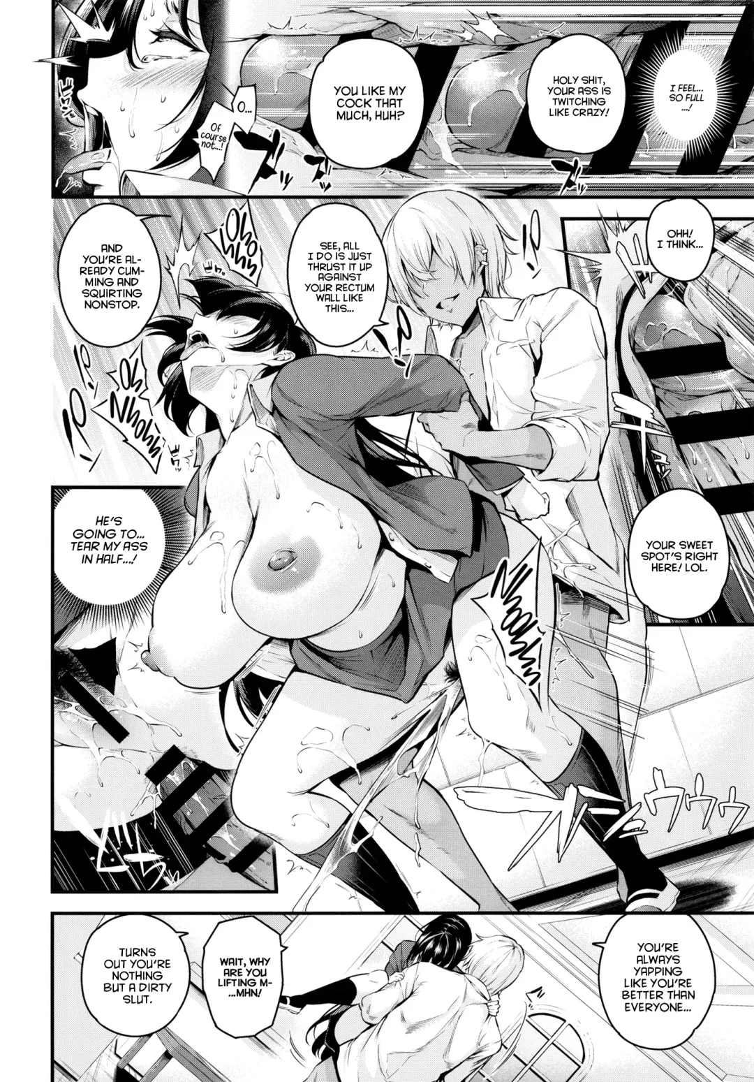 [Nasipasuta] Shiramine Gakuen no Mesubuta Kaichou | Sow President of the Shiramine Academy Fhentai - Page 22
