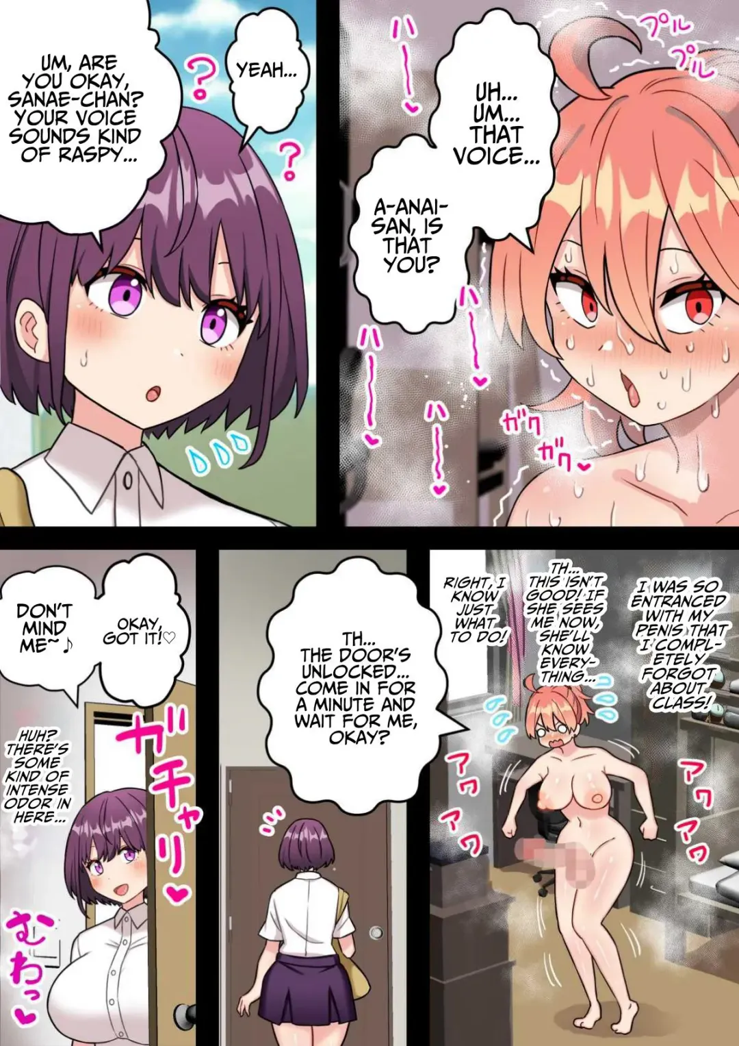 [Hotaru] Sanae Tanemaki's "Penis Laboratory" ~ A Story About a Futanari Science Student Who Performs an Aphrodisiac Fueled Sex Experiment on Her Friend's Pussy~ Fhentai - Page 27