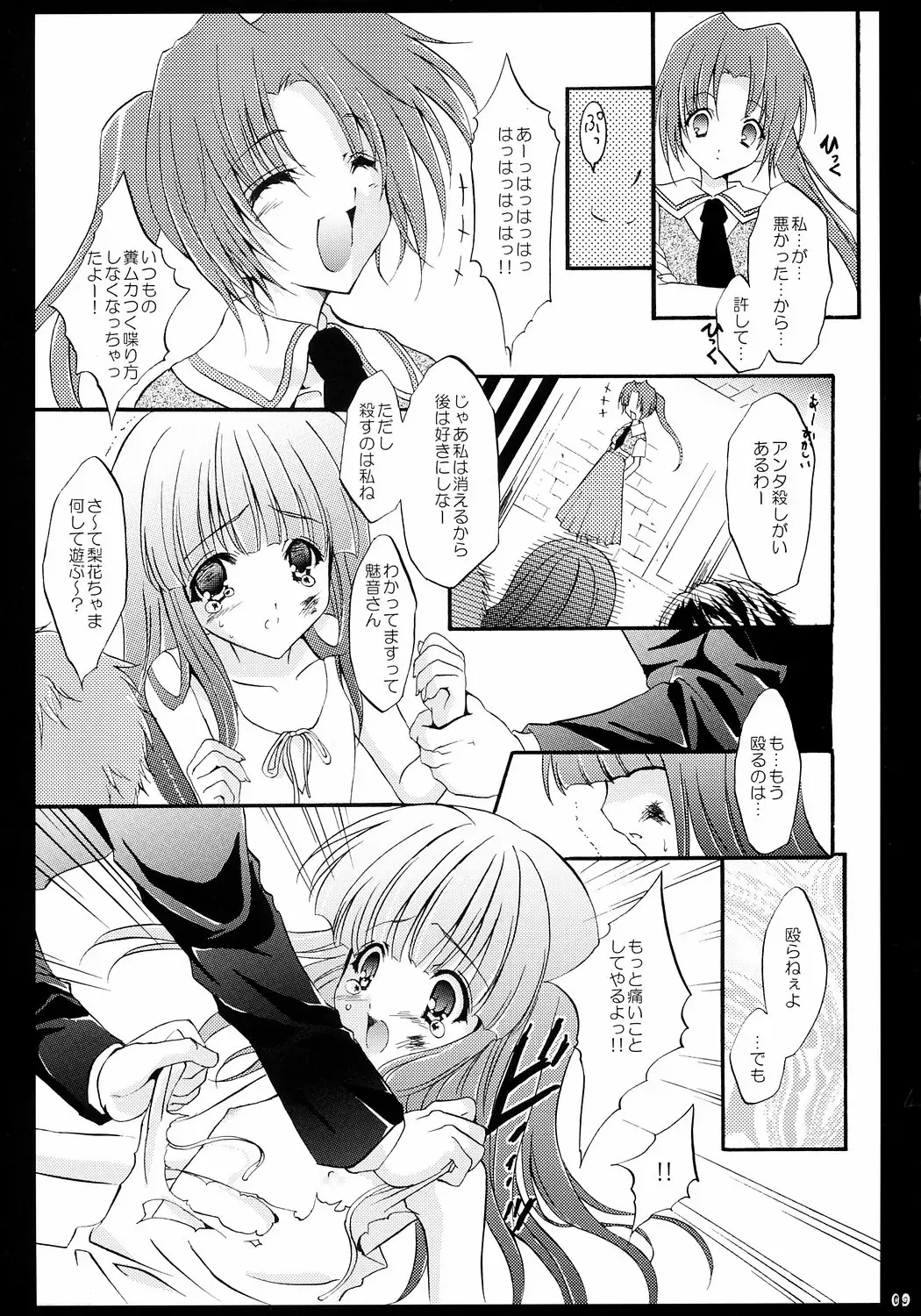 [Kiryuu Chihaya - Nanami Ayane - Yukiwo] Hinamizawa Meikyuu Annai Fhentai - Page 8