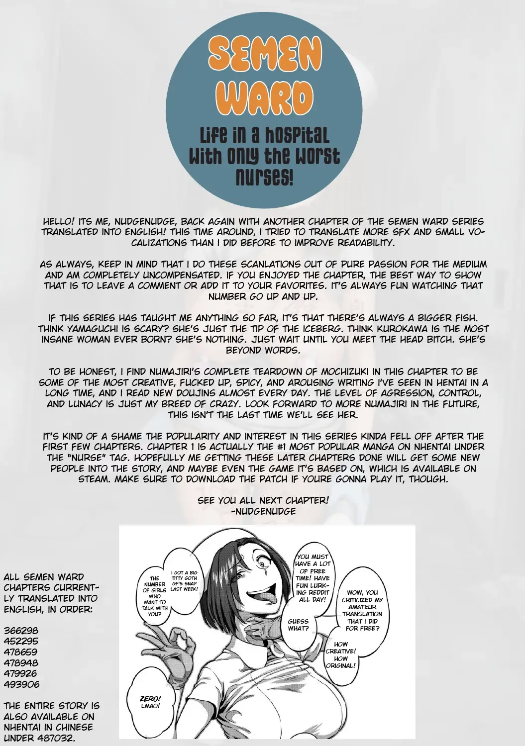 [Kameyama Shiruko] Sakusei Byoutou ~Seikaku Saiaku no Nurse shika Inai Byouin de Shasei Kanri Seikatsu~ Dai Yon Shou Kouhen Fhentai - Page 38