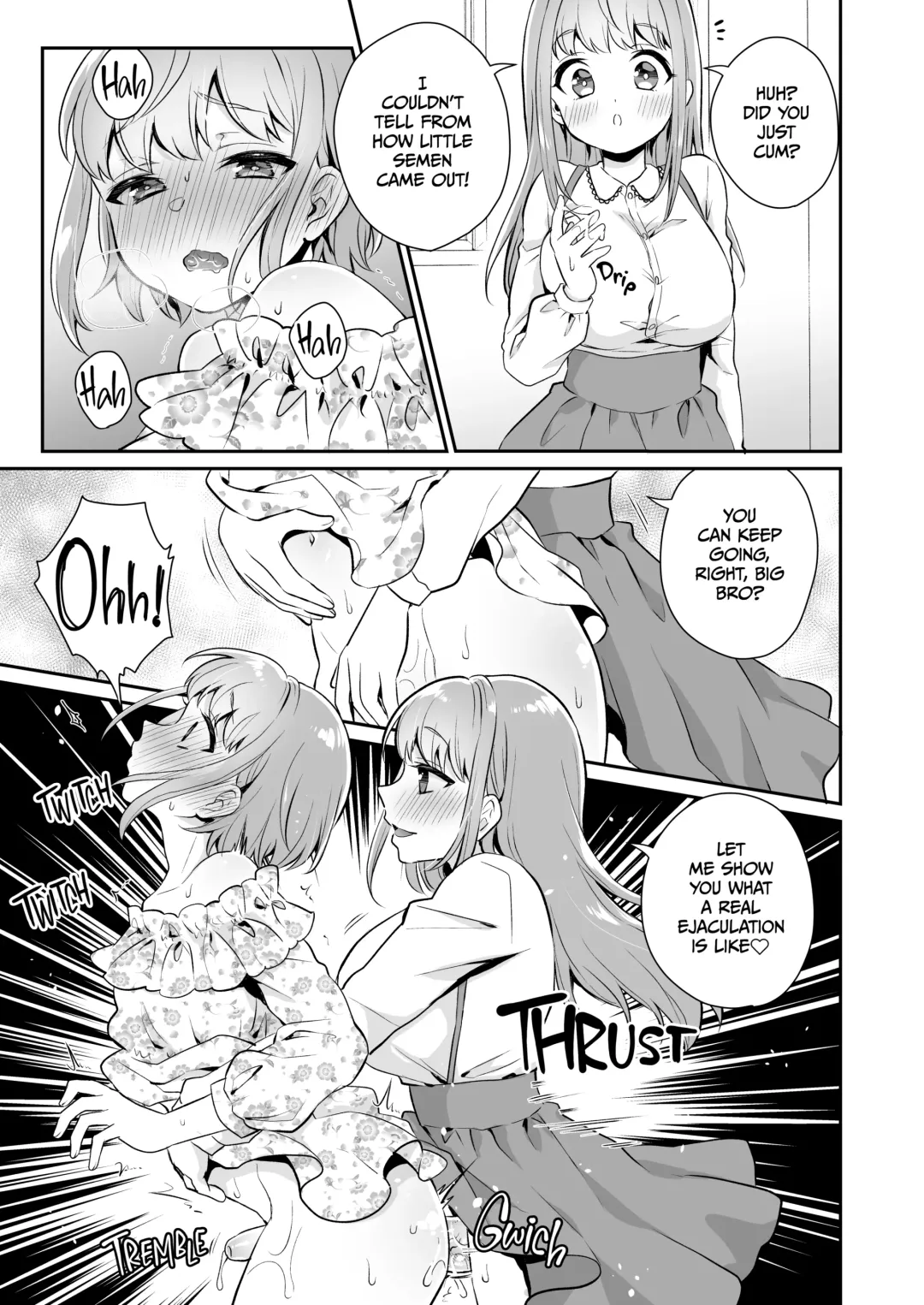 [Binto] Huge Little Sis, Tiny Big Bro Fhentai.net - Page 11