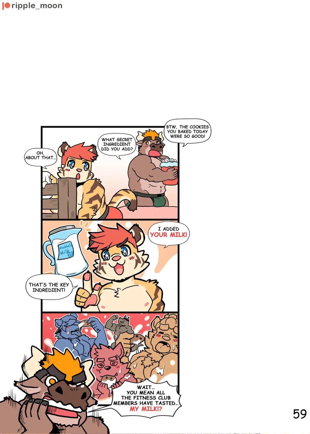 [Ripple Moon] My Milky Roomie 2: Milk Bath Fhentai - Page 61