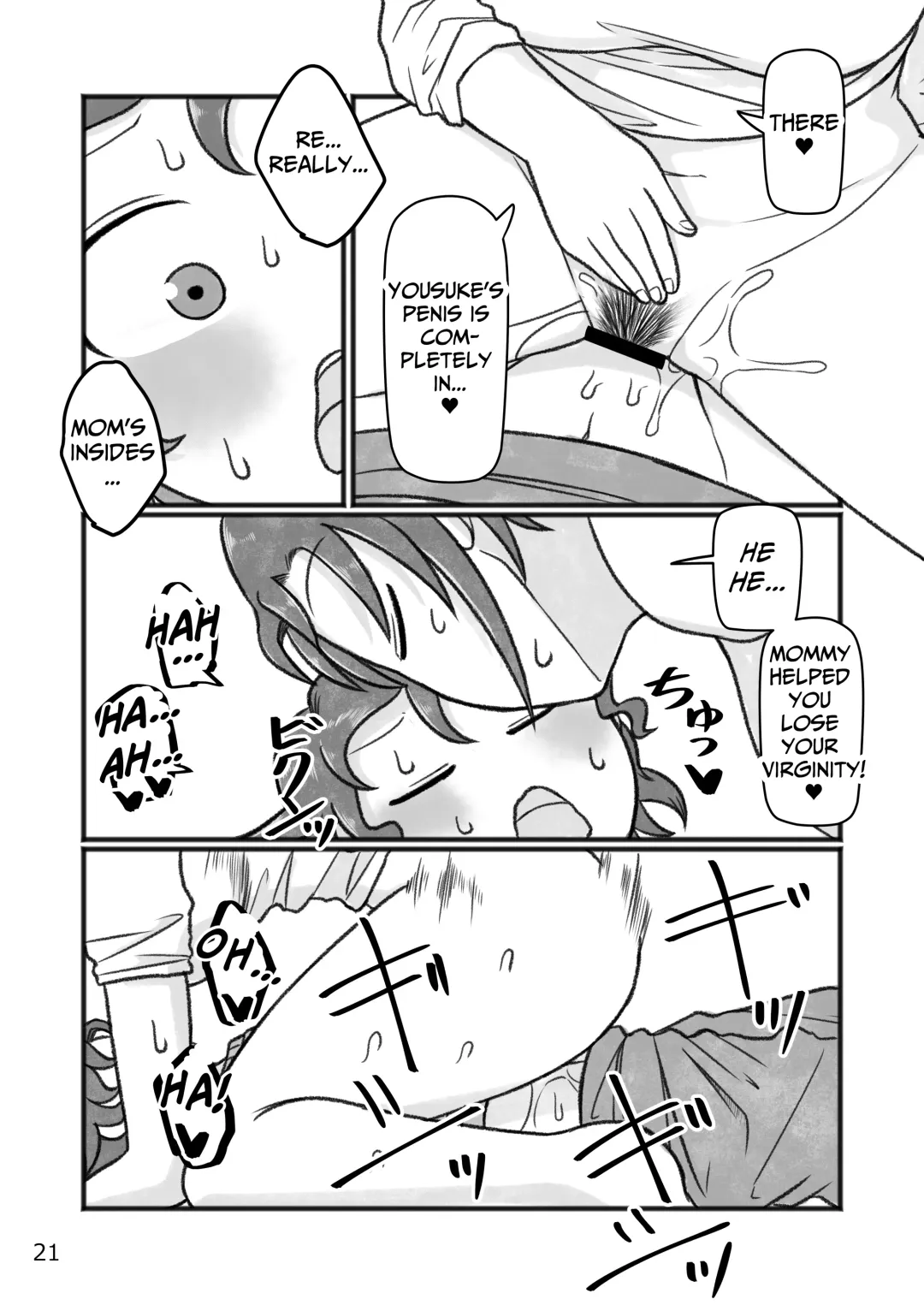 [Yami] Okaa-san to H, Shiyo? | You Want To Do What With Mother? Fhentai - Page 22