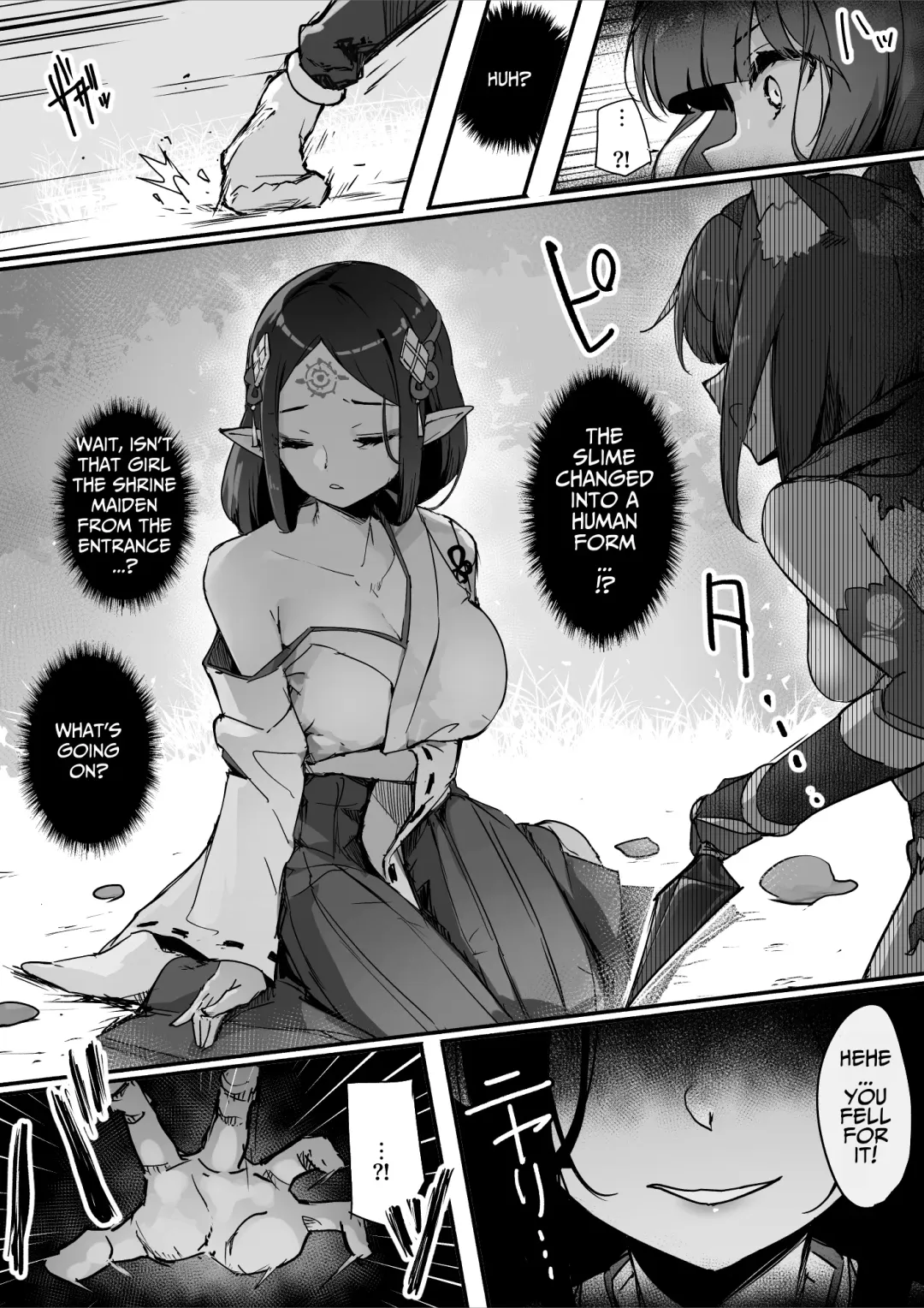 [Osisio] Hyakudaku no Tou -Ichi- Kunoichi vs Slime Hen | Tower of a Hundred Impurities Part One: A Kunoichi's battle against Slimes Fhentai - Page 35