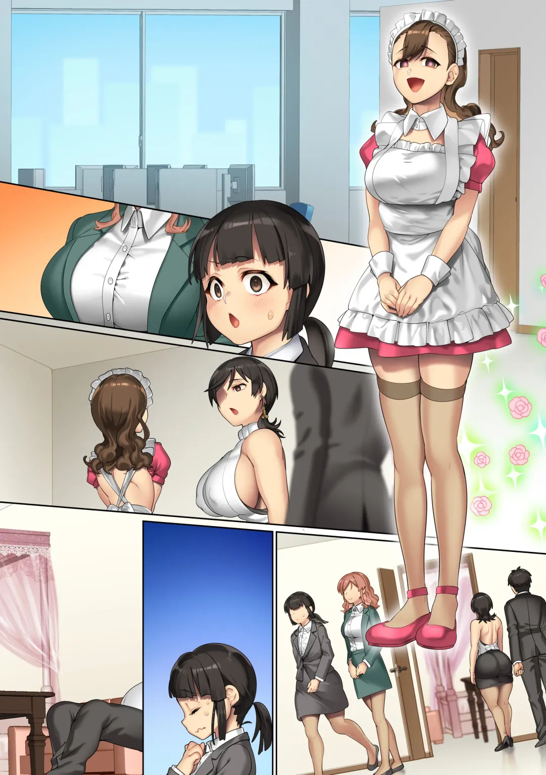 Masaka ofisu de kusoon'na-domo ni tanetsuke shima kureru nante! Zen joshi shain-domo o apuri de iinari ni shite ore chi líng Po ni fukujū sa seru Fhentai - Page 33