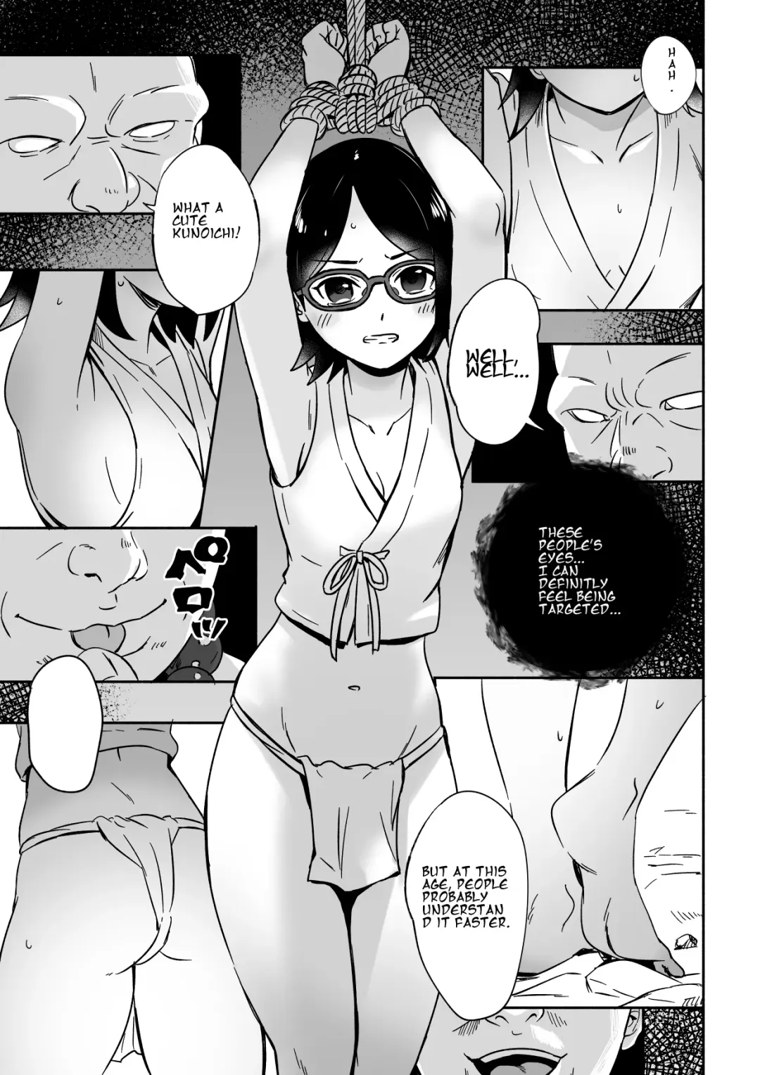 [Silver Dog] Sarada-chan no Chakra o Fuuin Shite Shugyou to Itsuwari Eroi Koto o suru Hon | A book about training and tricking Sarada-chan, who had her chakra sealed, into doing erotic things Fhentai.net - Page 5