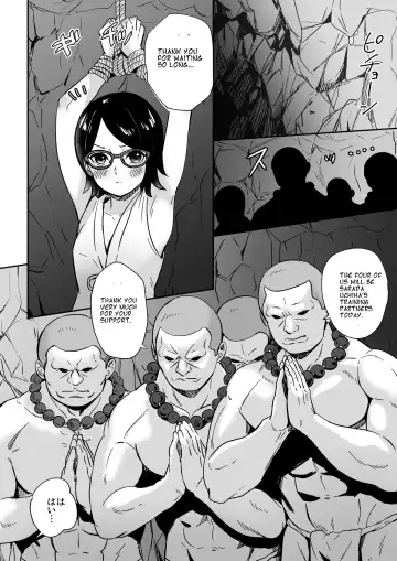 [Silver Dog] Sarada-chan no Chakra o Fuuin Shite Shugyou to Itsuwari Eroi Koto o suru Hon | A book about training and tricking Sarada-chan, who had her chakra sealed, into doing erotic things Fhentai.net - Page 4