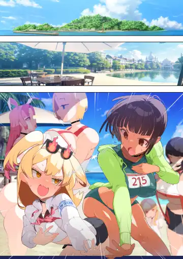 [Tsukimi Ruko] Yariben ~Tokonatsu no Shima de Tensai Bishoujo-tachi o SEX de Sukuu Hanashi~ Fhentai - Page 106