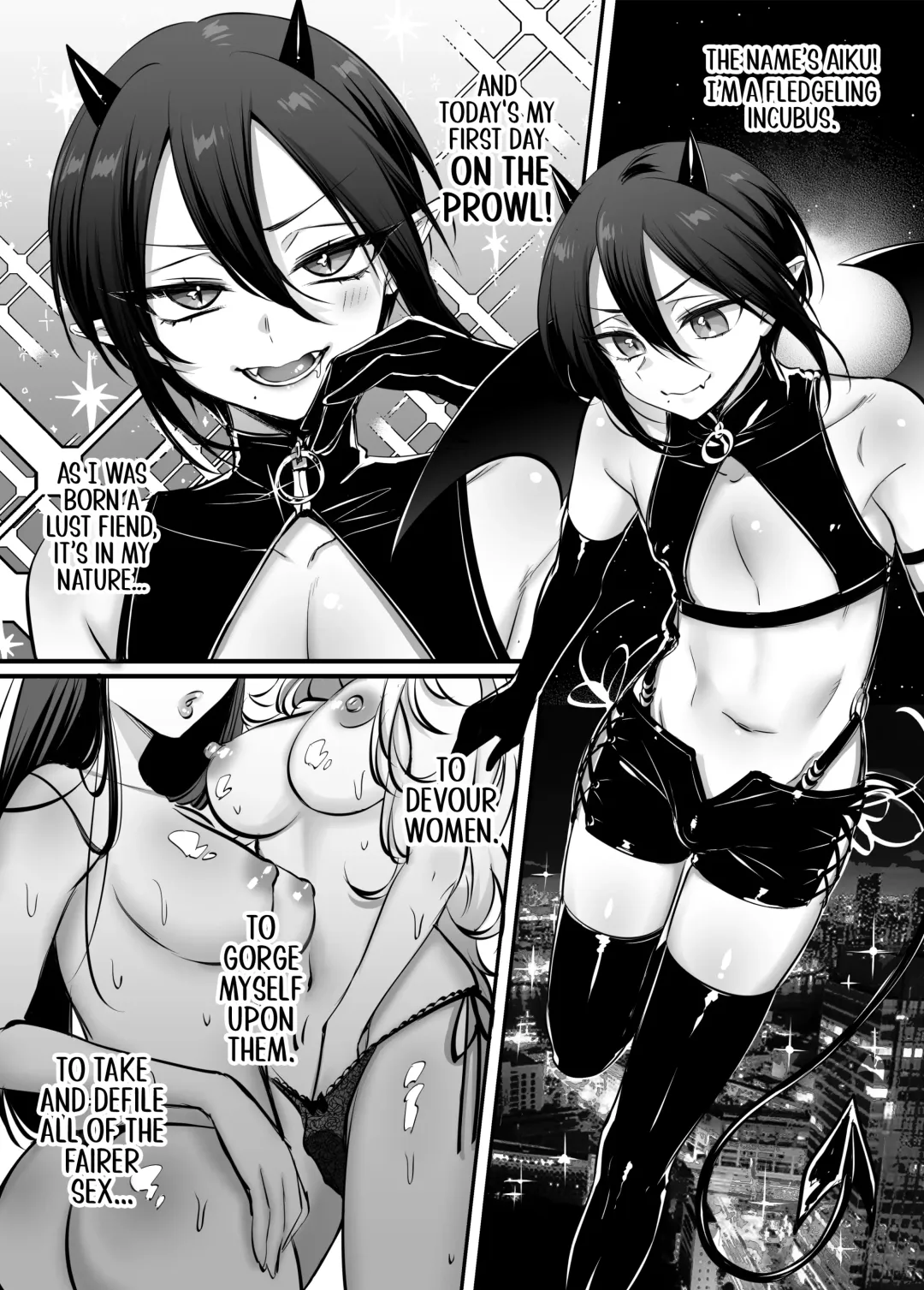 [Morino Bambi] Incubus-kun♂ Succubus Ochi♀!? | ♂Fall From Grace♀ Fhentai - Page 4