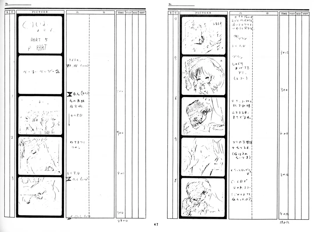 Cream Lemon Storyboard･Synopsis PART1 "Be･My･Baby" ＆ PART5 "Ami･AGAIN" Fhentai.net - Page 44