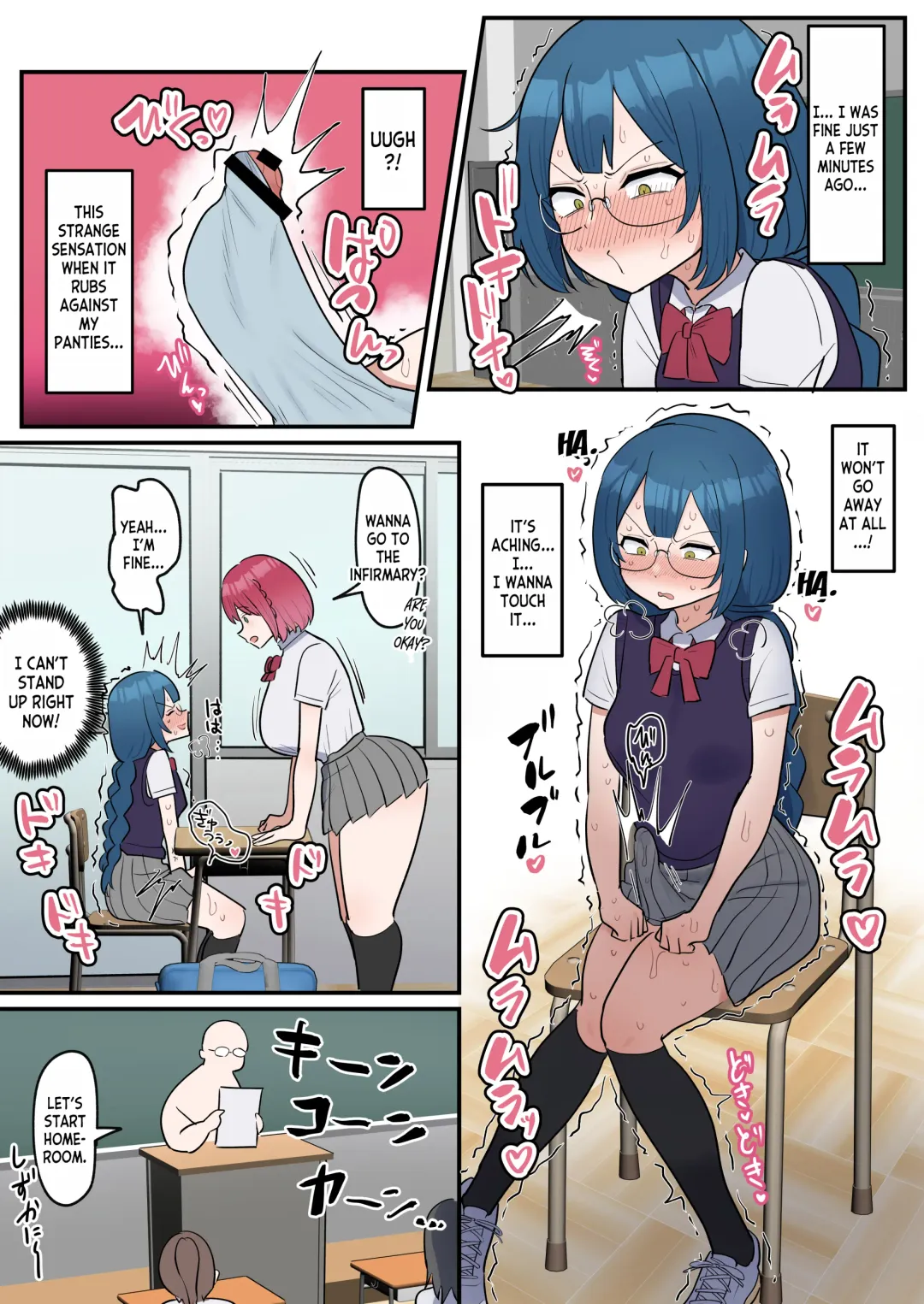 [Fence 14] Totsuzen Chinpo ga Haete Shimatta Majime Joshi, Tomodachi to Koubi Suru | The Serious girl Suddenly Grows a Dick and Fucks Her Friend Fhentai - Page 6