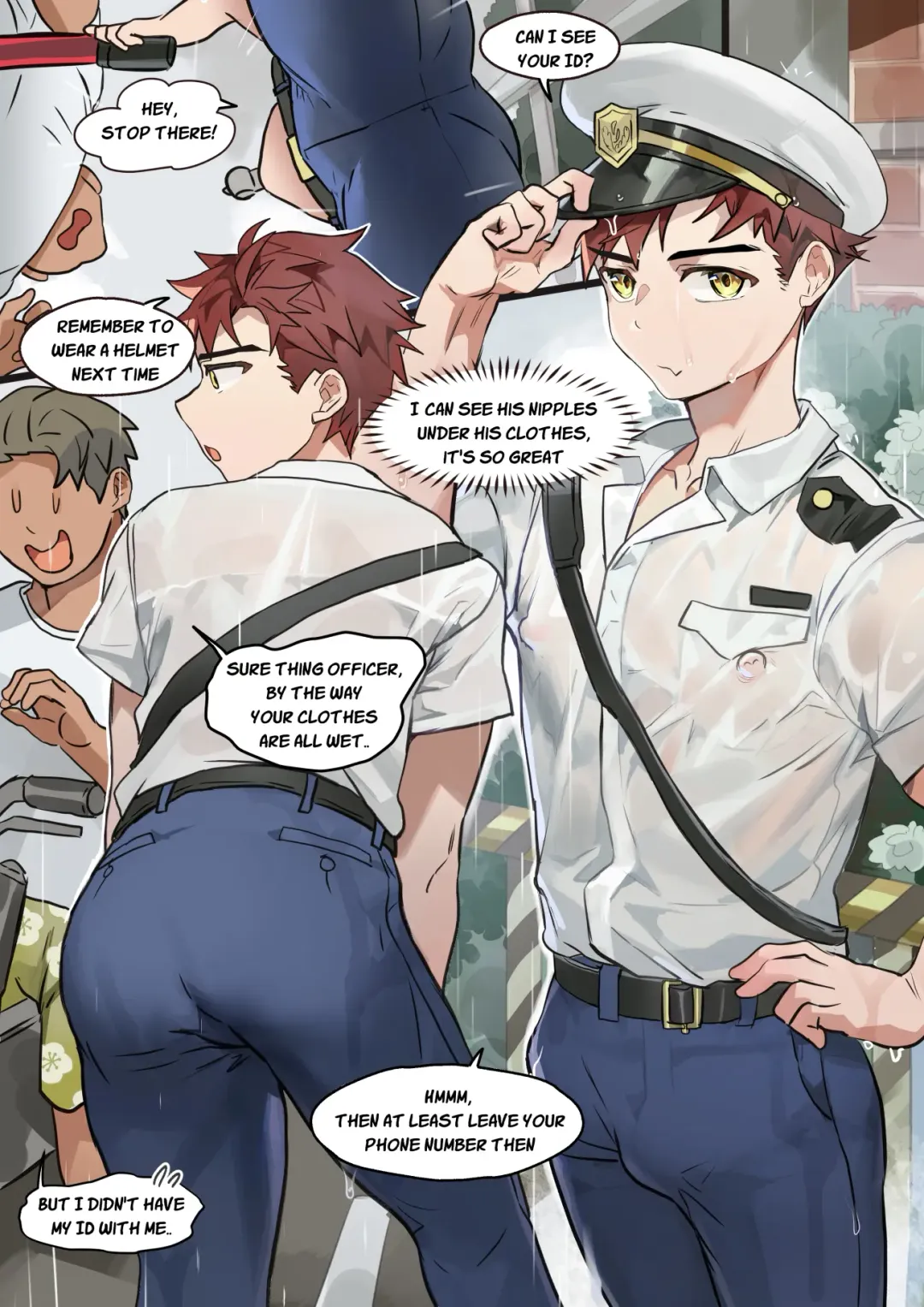 [Takk] TAKK: A Day with Officer Kyle Fhentai - Page 1