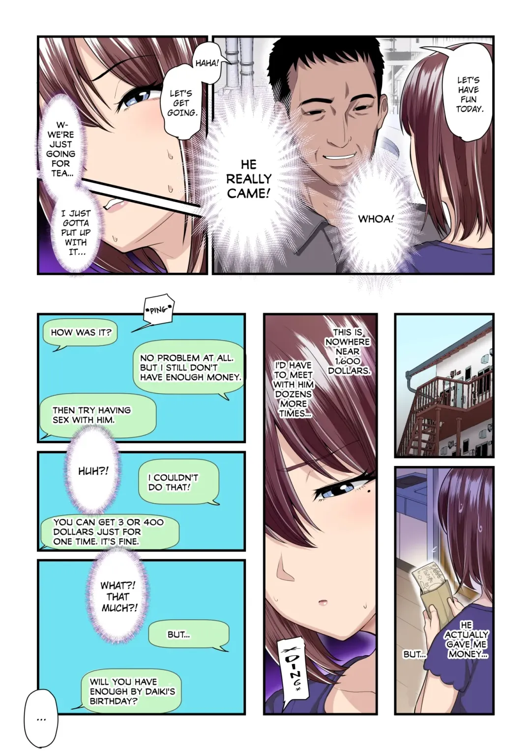 [Nizigensan] Pakokatsu Oji-san to Kaede-chan | Kaede and Her Sugar Daddy Fhentai - Page 6