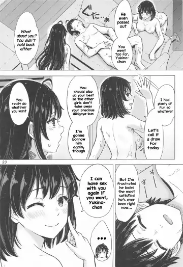 [Inanaki Shiki] Miwakuteki ni Yukinoshita Shimai ga Rouraku Shite Kuru. - The Yukinoshita sisters continue to have sex with hachiman. Fhentai - Page 32