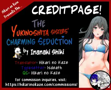 [Inanaki Shiki] Miwakuteki ni Yukinoshita Shimai ga Rouraku Shite Kuru. - The Yukinoshita sisters continue to have sex with hachiman. Fhentai - Page 35