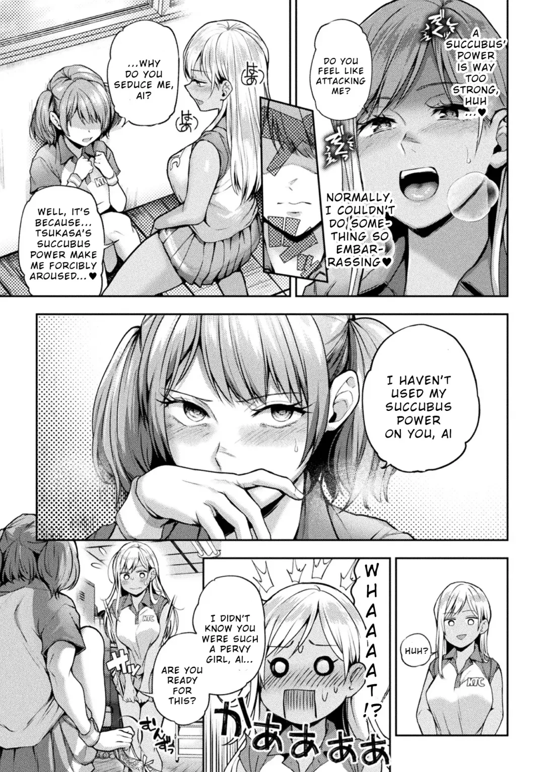 [Harusame - Nagashiro Rouge - Wakadori Nikomi] 2D Comic Magazine Succubus Yuri H Vol. 1 Fhentai.net - Page 59