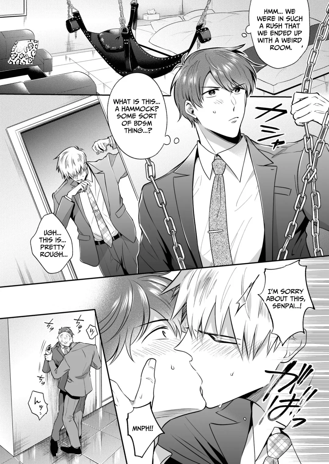 [Sumeshi] Ryman LoveHo Danshikai EROS -Biyaku o Nonda Kouhai wa Kaisha no Senpai o Aishitai- | Office Worker's Love Hotel 6 Guys' Night EROS ~Drugged Junior Loves His Senior!~ Fhentai - Page 9