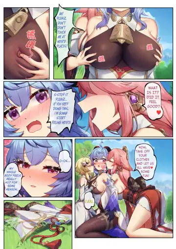 Teyvat ni Teni Shitara, Chimyaku Ijou de Minna Les ni Nacchatta | When I was Teleported to Teyvat, A Ley Line Disorder Turned Everyone into Lesbians (decensored) Fhentai.net - Page 11