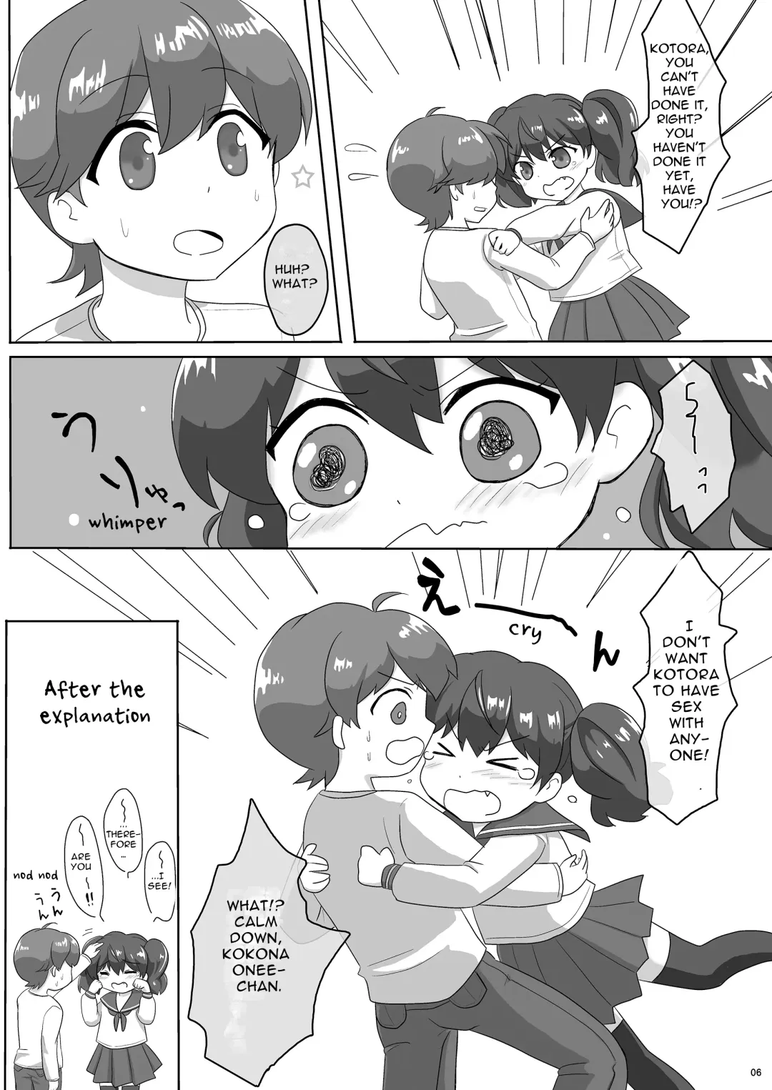 [Kisaragi-mic] Sakurai-san-chi no Kyoudai Jijou 01 ~Kokona no Hajimete Ecchi~ | Sakurai Sibling Circumstances 01 ~Kokona's First Time~ Fhentai - Page 6