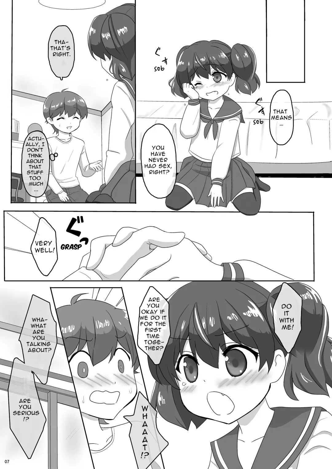 [Kisaragi-mic] Sakurai-san-chi no Kyoudai Jijou 01 ~Kokona no Hajimete Ecchi~ | Sakurai Sibling Circumstances 01 ~Kokona's First Time~ Fhentai - Page 7