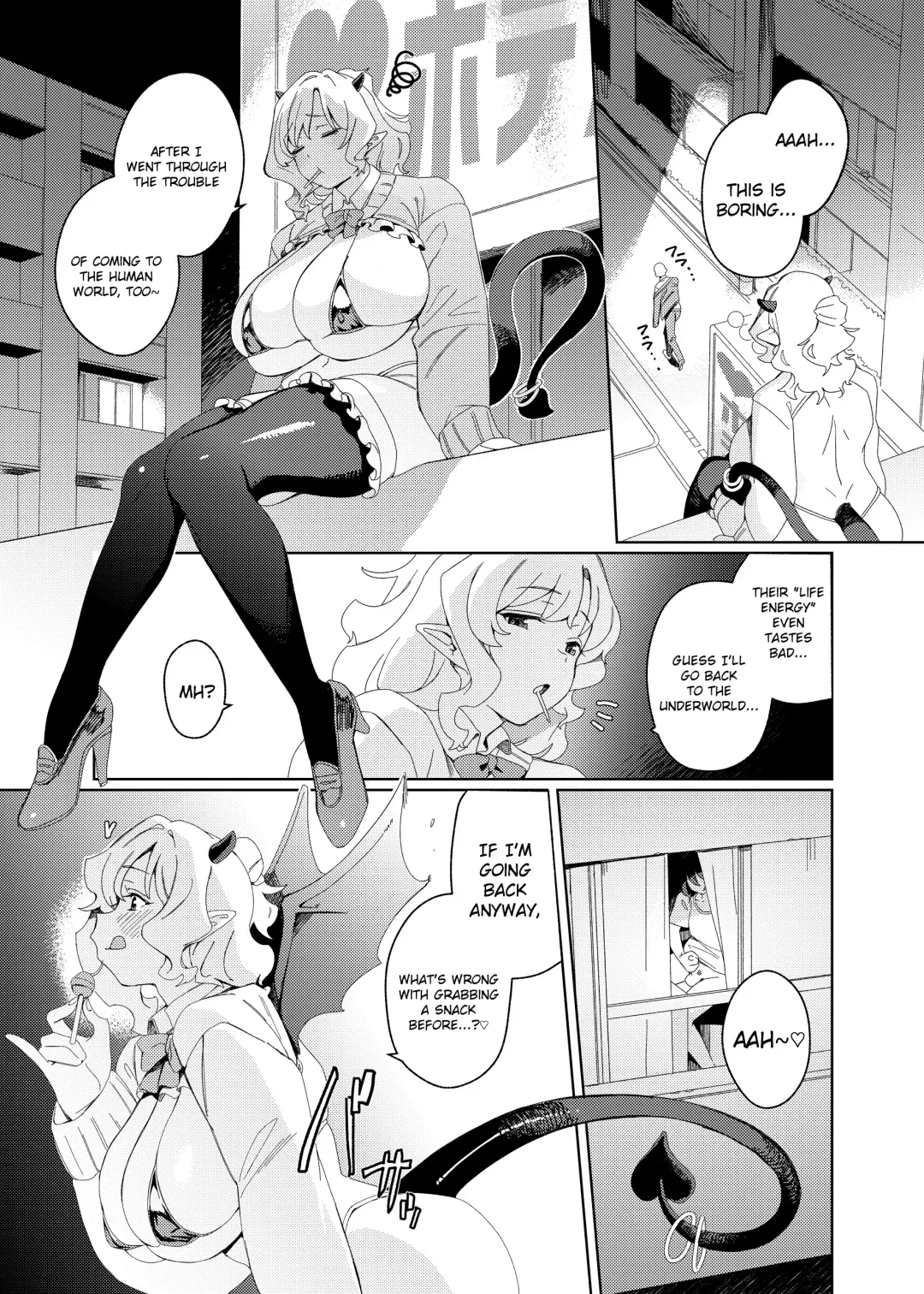 [Momo No Suidousui] Gal Succubus to Futanari Neet Fhentai.net - Page 4