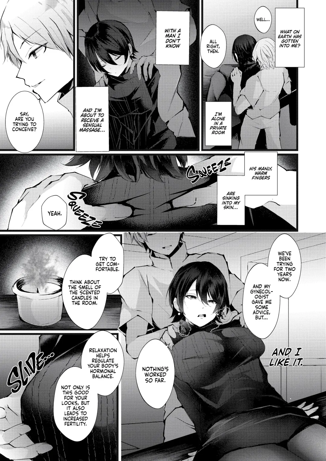 [Fujisaki Fujiko] Kakkou no Rakuin ~Ninkatsu Kyonyuu Hitozuma ga Biyaku Jirashi Massage ni Kokomo mo Karada mo Ochiru made~ _ The Mark of the Cuckoo Fhentai - Page 6