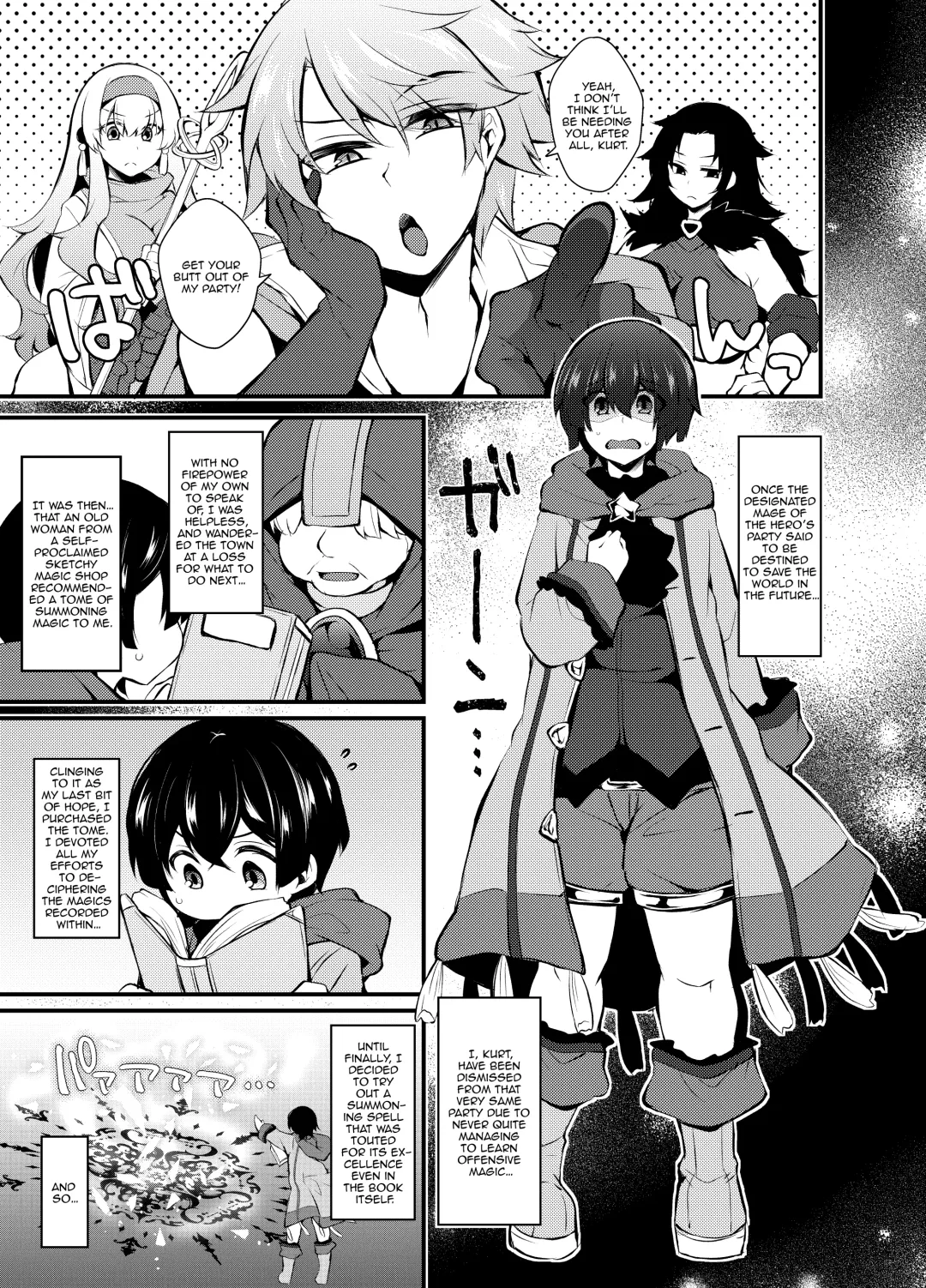 [Jenigata] Party o Oidasareta Mahoutsukai no Boku ga Shoukan Mahou o Shuutoku Shite Saikyou (Mecha Ero) Inma to Keiyaku Shita node Koko kara Okasarete Tsuyoku Naru Fhentai - Page 4