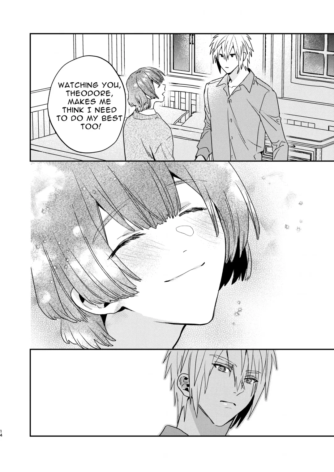 [Oova Akiru] Tensei Mob wa BL-gee no Sekai de Hamerare Kouryakusaremashita!? | Sex with the Love Interest! But I'm an NPC! 1 Fhentai - Page 14