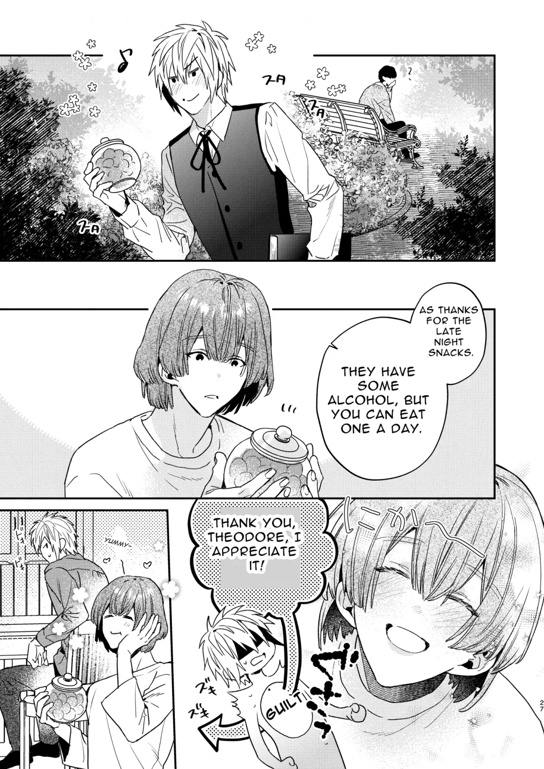 [Oova Akiru] Tensei Mob wa BL-gee no Sekai de Hamerare Kouryakusaremashita!? | Sex with the Love Interest! But I'm an NPC! 1 Fhentai - Page 27