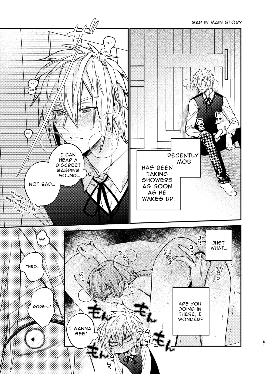 [Oova Akiru] Tensei Mob wa BL-gee no Sekai de Hamerare Kouryakusaremashita!? | Sex with the Love Interest! But I'm an NPC! 1 Fhentai - Page 51