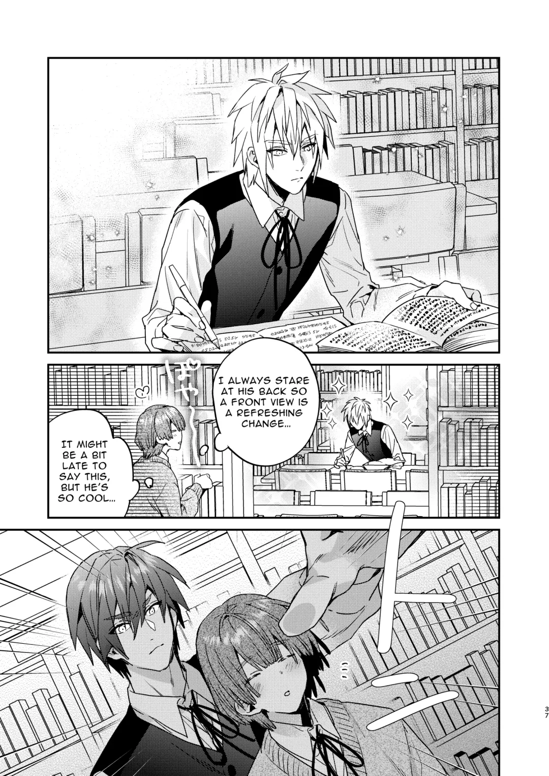 [Oova Akiru] Tensei Mob wa BL-gee no Sekai de Hamerare Kouryakusaremashita!? 2 | Sex with the Love Interest! But I'm an NPC! 2 Fhentai.net - Page 37