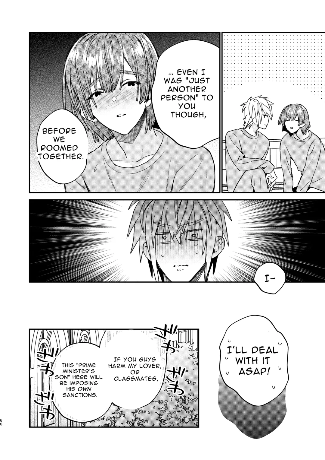 [Oova Akiru] Tensei Mob wa BL-gee no Sekai de Hamerare Kouryakusaremashita!? 2 | Sex with the Love Interest! But I'm an NPC! 2 Fhentai.net - Page 66