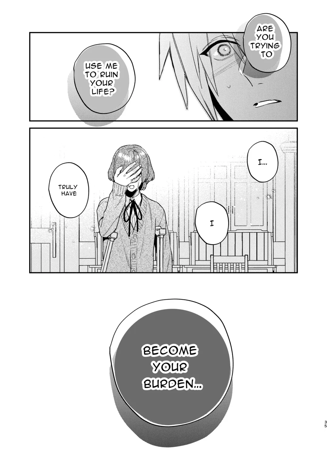 [Oova Akiru] Tensei Mob wa BL-gee no Sekai de Hamerare Kouryakusaremashita!? 3 | Sex with the Love Interest! But I'm an NPC! 3 Fhentai - Page 35